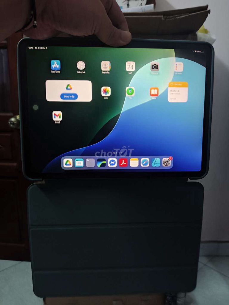 Apple iPad Pro 11 inch M1 Wifi 256GB 98-99%. Mua bán Máy tính bảng tại Quận Phú Nhuận Tp Hồ Chí Minh được đăng bởi Anh Chu hình 1