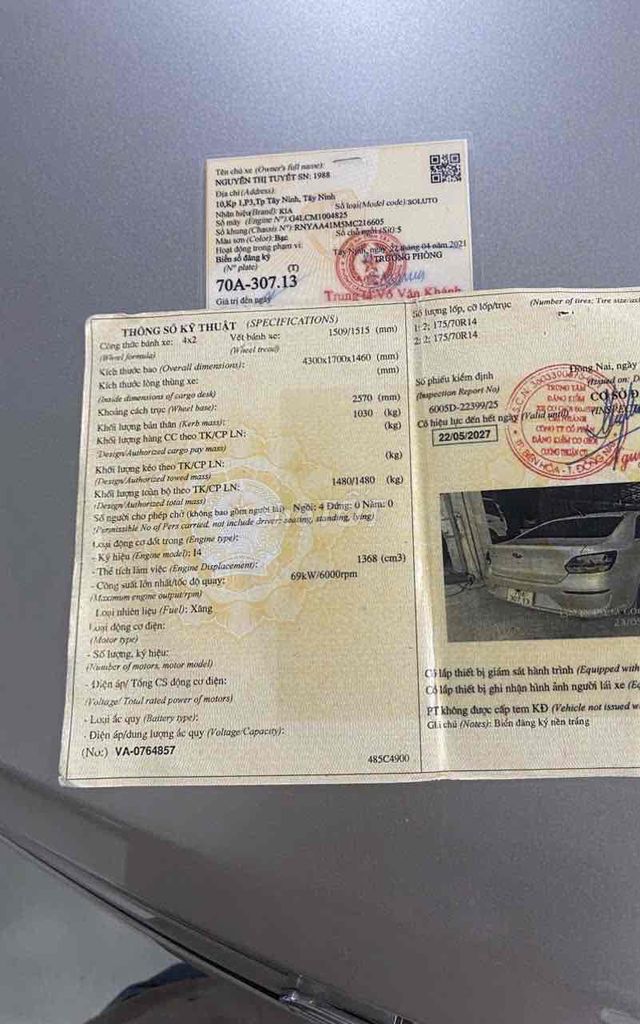 Kia Soluto 2021 số sàn ko lỗi fun đồ chơi. Mua bán Ô tô tại Thành phố Vũng Tàu Bà Rịa - Vũng Tàu được đăng bởi Thiện LK hình 14