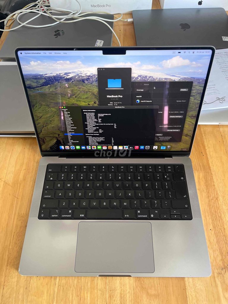 MacBook Pro M1Pro 14 inch Ram 16GB Ssd 512GB. Mua bán Laptop tại Quận Sơn Trà Đà Nẵng được đăng bởi BƠ BƯ Macbook Cũ hình 1