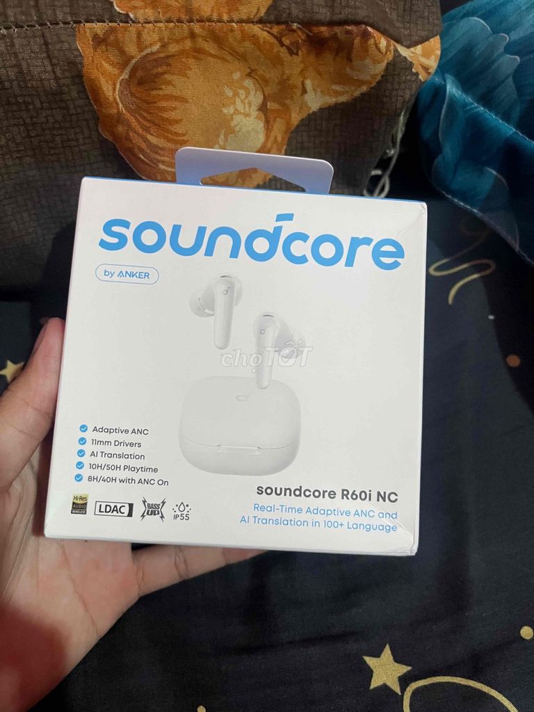 Tai nghe Soundcore R60i NC Trắng Mới 99%. Mua bán Tivi, Âm thanh tại Huyện Thạnh Phú Bến Tre được đăng bởi Zink zink hình 1