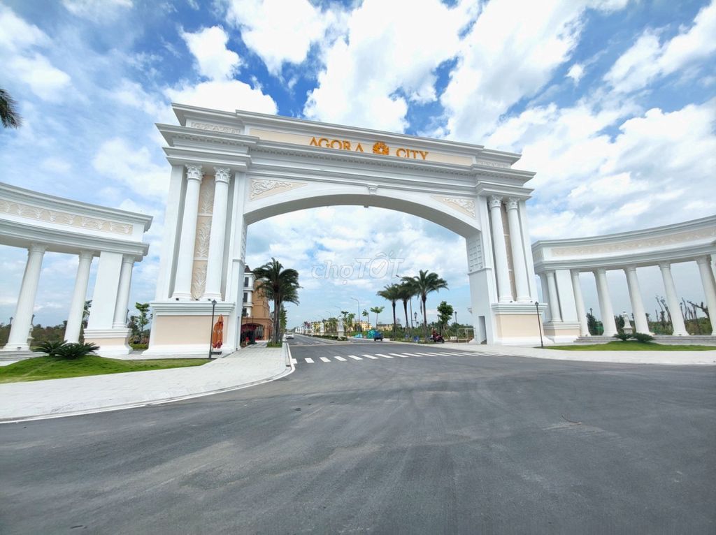 Agora City, chỉ 1.8 tỷ/nền/108m2, thanh toán 15 tháng, MB hỗ trợ vay