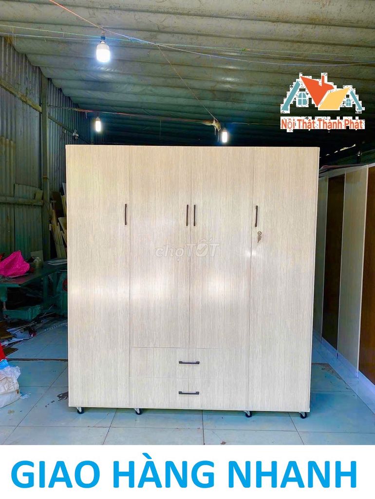 Tủ quần áo Tủ quần áo  # Tủ quần áo  ^ Tủ quần áo. Mua bán Tủ, kệ gia đình tại Huyện Hóc Môn Tp Hồ Chí Minh được đăng bởi Xưởng Thành Phát hình 1