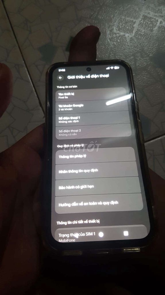 Google Pixel 8a 128GB Đen. Mua bán Điện thoại tại Quận 11 Tp Hồ Chí Minh được đăng bởi Le Tri hình 1