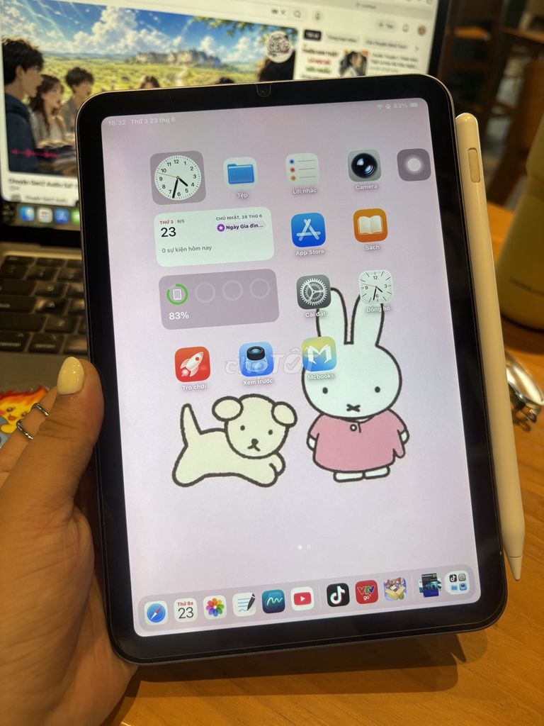 Apple iPad Mini 6 64GB WiFi Tím Đã qua sử dụng. Mua bán Máy tính bảng tại Quận Gò Vấp Tp Hồ Chí Minh được đăng bởi Diệp Ngọc hình 1