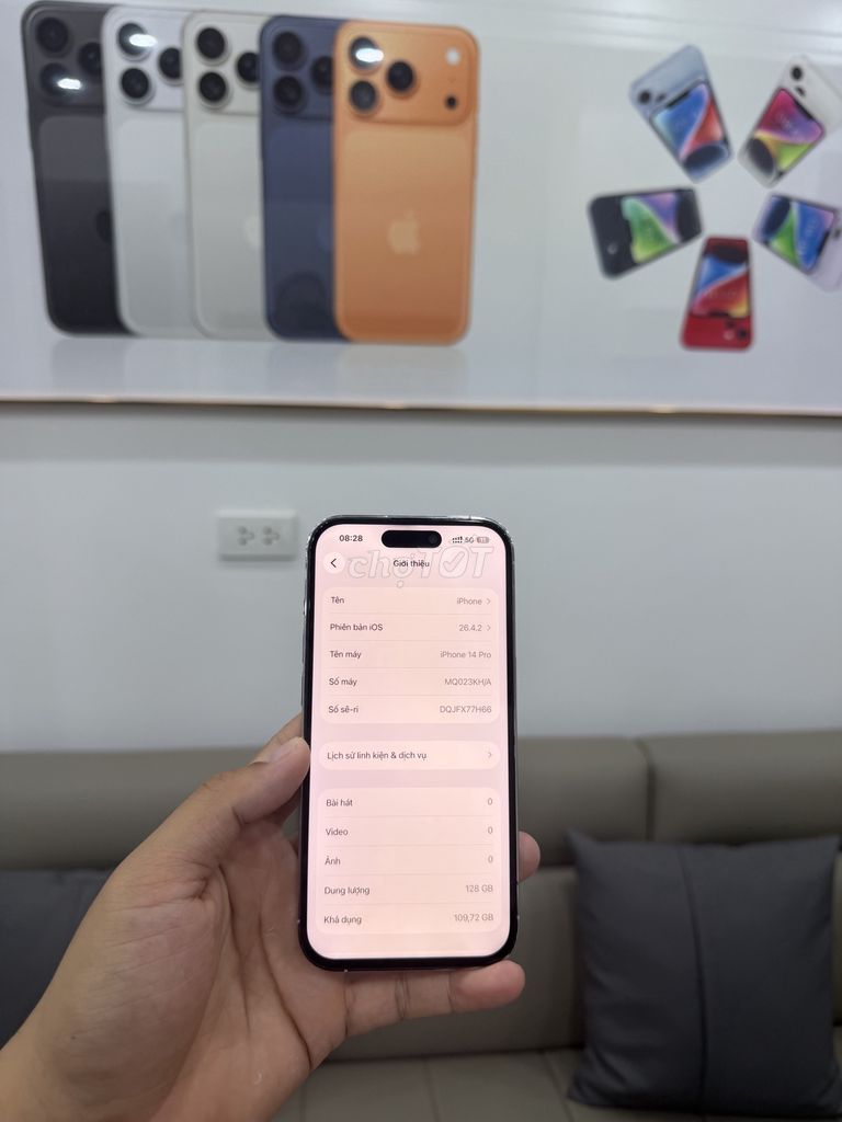 iPhone 14 Pro 128GB Trắng. Mua bán Điện thoại tại Quận Hoàng Mai Hà Nội được đăng bởi Tuân hình 1
