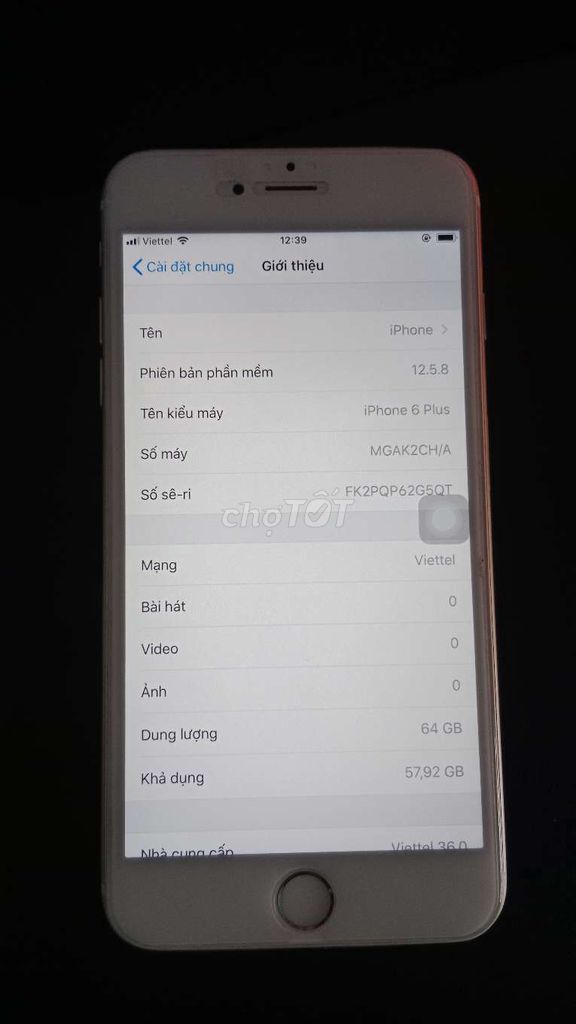 Apple iPhone 6 Plus 64GB Gold. Mua bán Điện thoại tại Huyện Long Phú Sóc Trăng được đăng bởi Khánh Quốc  hình 1