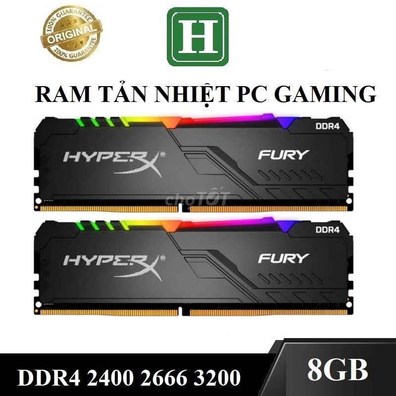 RAM PC DDR4 8GB 16GB LED RGB - RAM GAMING. Mua bán Linh kiện (RAM, Card...) tại Huyện Hóc Môn Tp Hồ Chí Minh được đăng bởi H SHOP 02 hình 1
