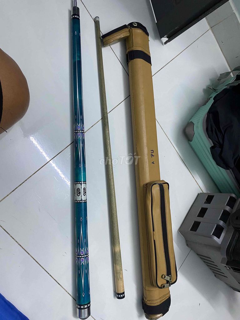 Cơ bida màu Xanh, Nâu. Mua bán Đồ thể thao, Dã ngoại tại Huyện Bình Chánh Tp Hồ Chí Minh được đăng bởi Lư hoàng khánh hình 1
