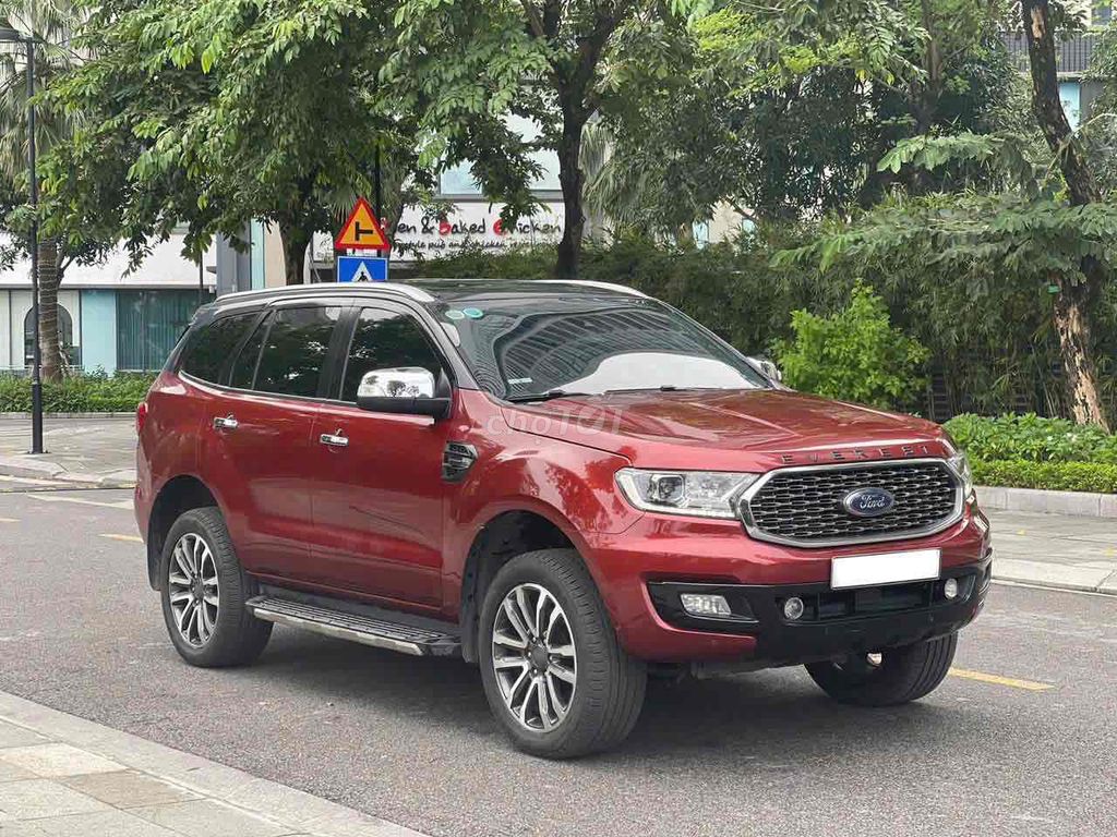Ford Everest Titanium 2.0L 4x4 sx 2021 màu đỏ. Mua bán Ô tô tại Quận Cầu Giấy Hà Nội được đăng bởi Cao Quý hình 3