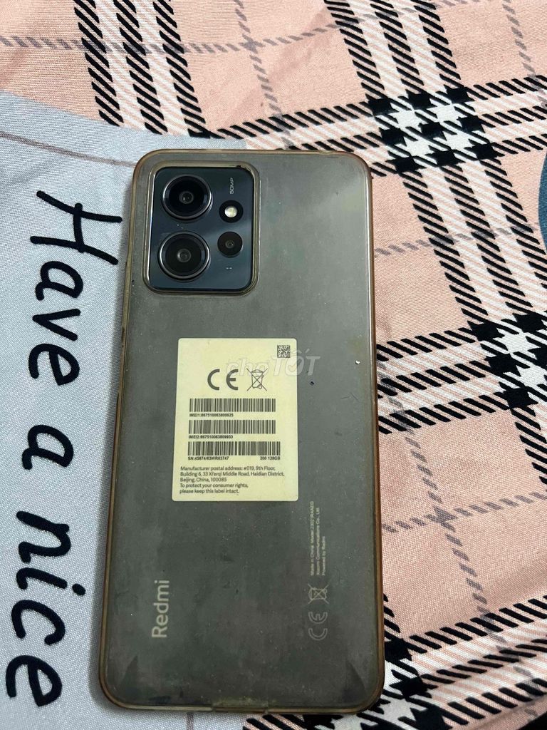 Xiaomi Redmi Note 12 Xám 128GB. Mua bán Điện thoại tại Thành phố Nam Định Nam Định được đăng bởi James Bond. hình 1
