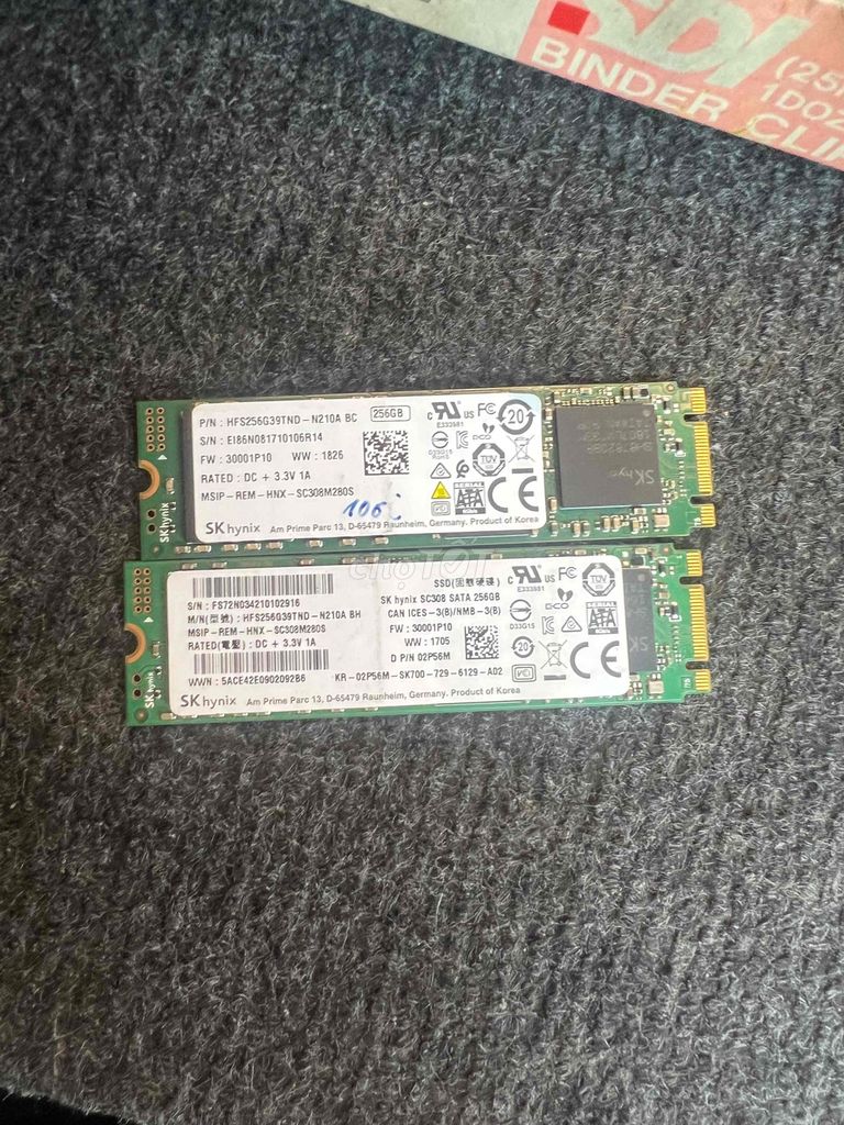 Ổ cứng SSD SK hynix M.2 256GB sẵn sl. Mua bán Linh kiện (RAM, Card...) tại Quận Phú Nhuận Tp Hồ Chí Minh được đăng bởi tiến tài 770 nguyễn kiệm p4 quận phú nhuận hình 1