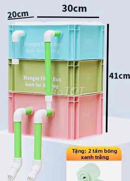 Lọc baki Xiongze Nhựa 20x30x41cm. Mua bán Phụ kiện, Thức ăn, Dịch vụ tại Quận Liên Chiểu Đà Nẵng được đăng bởi Hùng phan văn hình 1