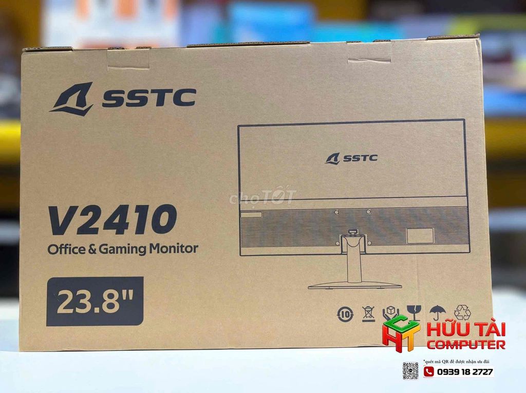 Màn hình máy tính SSTC V2410 23.8 inch. Mua bán Phụ kiện (Màn hình, Chuột...) tại Thành phố Vĩnh Long Vĩnh Long được đăng bởi Hữu Tài Computer hình 1