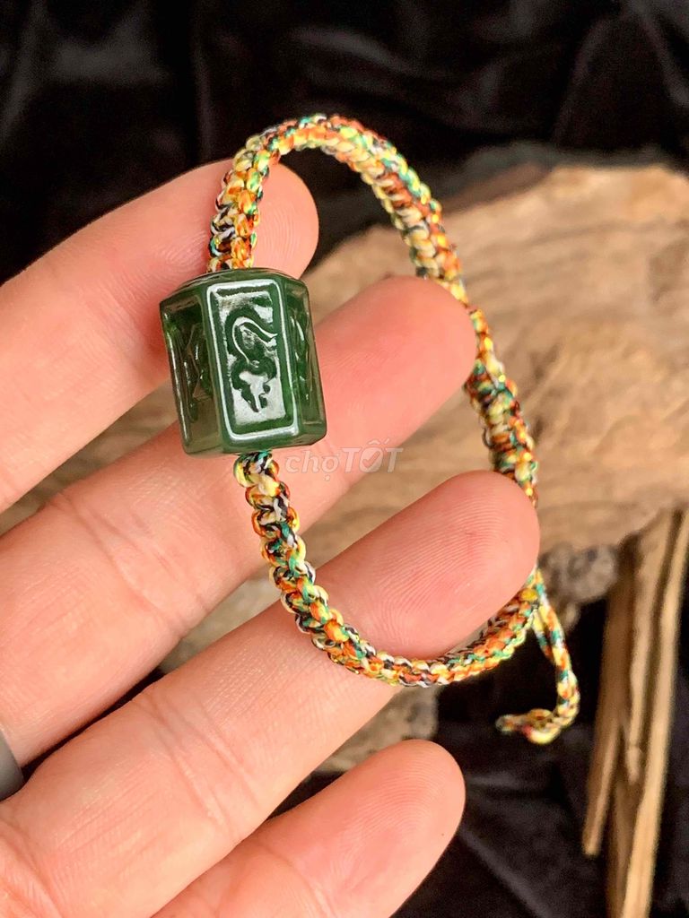 Vòng tay phong thủy Lu Thống Lục Tự Ngọc Bích. Mua bán Phụ kiện thời trang khác tại Quận 1 Tp Hồ Chí Minh được đăng bởi Shop Phong Thủy Phát Hưng Vượng hình 1