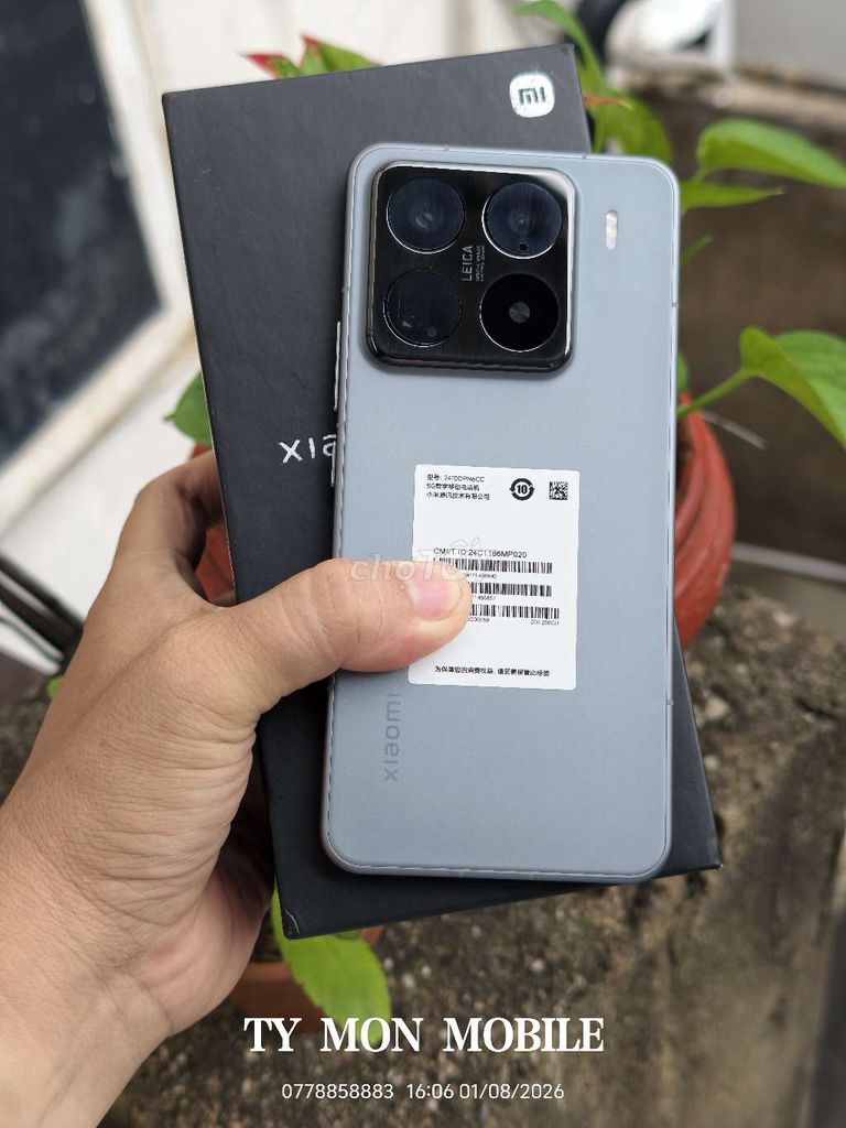 Xiaomi 15 Pro 5G 256GB Xám Leica. Mua bán Điện thoại tại Quận 5 Tp Hồ Chí Minh được đăng bởi TY  MON MOBILE hình 1