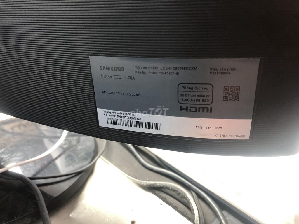 Màn hình Samsung LC24F390FHEXXV 24 inch. Mua bán Phụ kiện (Màn hình, Chuột...) tại Thành phố Thủ Đức Tp Hồ Chí Minh được đăng bởi HUY HOANG DAO hình 1