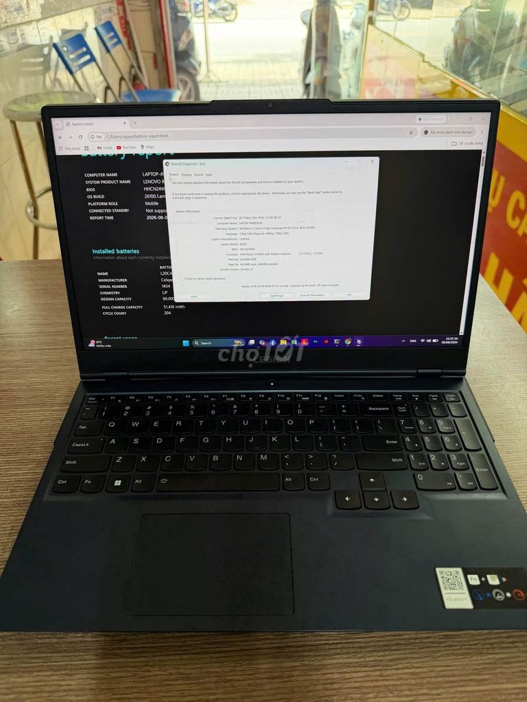 Lenovo Legion 5 Ryzen 5 5600H 15.6 inch 8GB/256GB SSD. Mua bán Laptop tại Thành phố Thủ Đức Tp Hồ Chí Minh được đăng bởi Hội Đồ Điện Tử hình 1