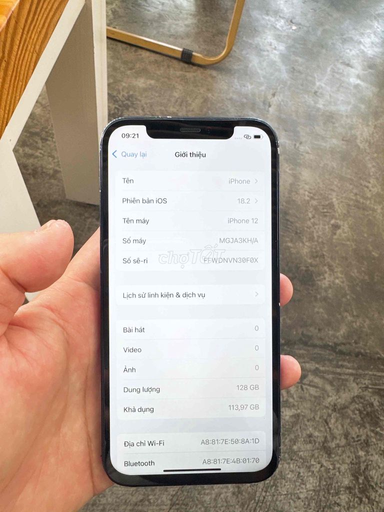 Phone 12 128GB bán hoặc gl. Mua bán Điện thoại tại Thành phố Đà Lạt Lâm Đồng được đăng bởi Quang Vinh hình 1