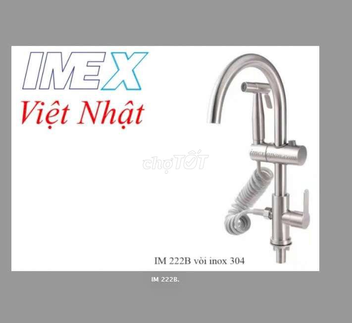 Vòi rửa chén Imex Việt Nhật IM 222B Inox 304. Mua bán Thiết bị vệ sinh, nhà tắm tại Huyện Nhà Bè Tp Hồ Chí Minh được đăng bởi Imex việt Nhật  hình 1