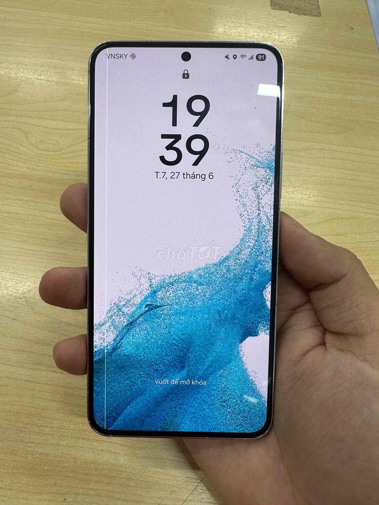 Samsung Galaxy S22 Bạc Sọc màn. Mua bán Điện thoại tại Quận Hải Châu Đà Nẵng được đăng bởi Trịnh Hoàng Minh hình 1