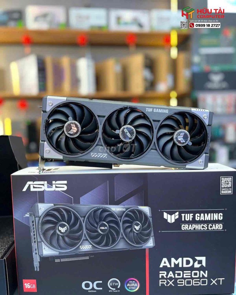 VGA RX9060xt mới vừa ra mắt hiệu năng hơn cả 5060. Mua bán Linh kiện (RAM, Card...) tại Thành phố Vĩnh Long Vĩnh Long được đăng bởi Hữu Tài Computer hình 3
