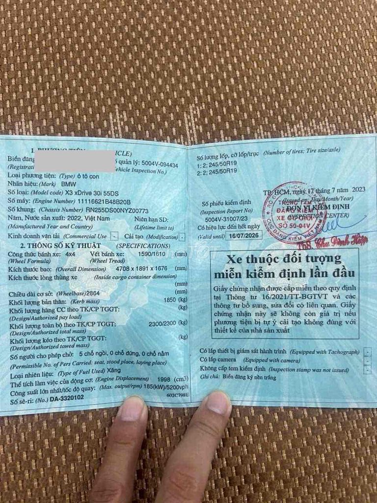 Tôi Bán BMW X3 30i Msport ĐK 7/2023, Trắng đi 2van. Mua bán Ô tô tại Quận Hà Đông Hà Nội được đăng bởi Đạt ALDH hình 11