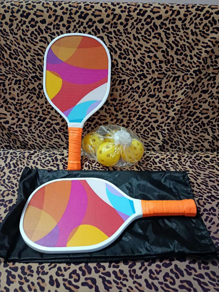 Vợt Pickleball Gỗ Đa sắc Nam nữ. Mua bán Đồ thể thao, Dã ngoại tại Huyện Bến Lức Long An được đăng bởi Dung tien hình 1