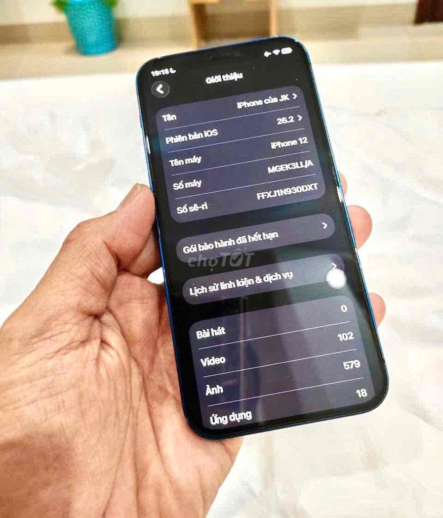 Apple iPhone 12 64GB máy zin chưa bung óc. Mua bán Điện thoại tại Thành phố Đà Lạt Lâm Đồng được đăng bởi Lavie Nguyễn  hình 1