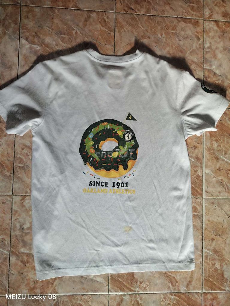 Áo phông New Era ngắn tay Trắng size L. Mua bán Quần áo tại Quận Hồng Bàng Hải Phòng được đăng bởi Bikkhu  hình 1