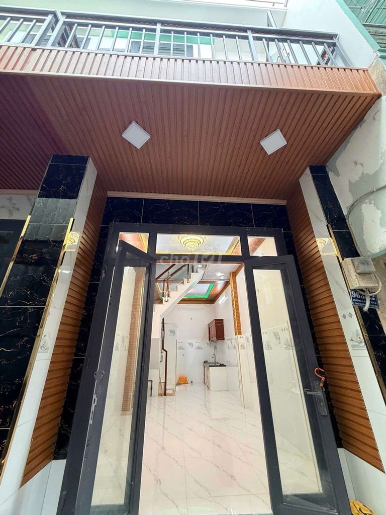 Nhà hẻm Tân Hòa Đông,Bình Tân_2 tầng_30m2_2pn,SHR Vuông vức ko qh