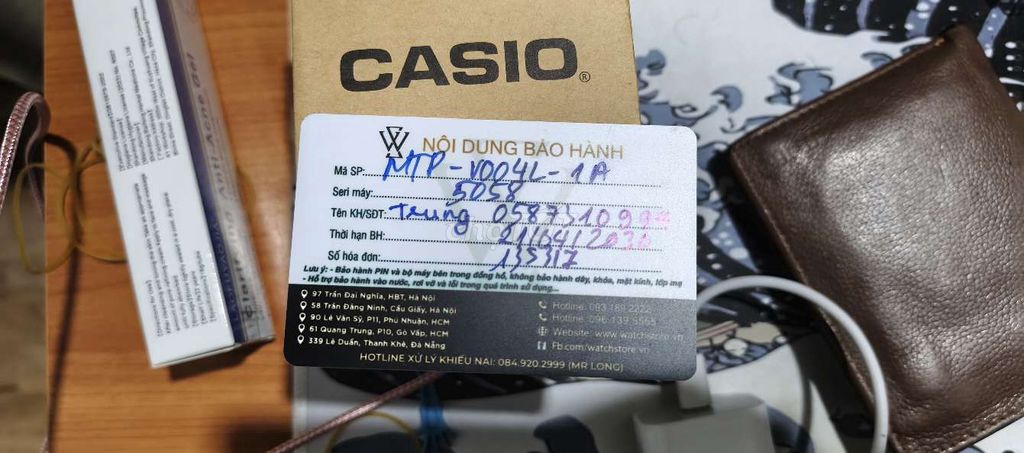 Đồng hồ Casio MTP-V004L-1A Nam. Mua bán Đồng hồ tại Quận Hai Bà Trưng Hà Nội được đăng bởi Trung Nguyễn hình 1