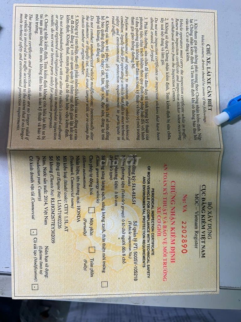 Honda City 2014 1.5 AT - 137181 km. Mua bán Ô tô tại Quận 12 Tp Hồ Chí Minh được đăng bởi Nguyễn Anh Minh hình 12