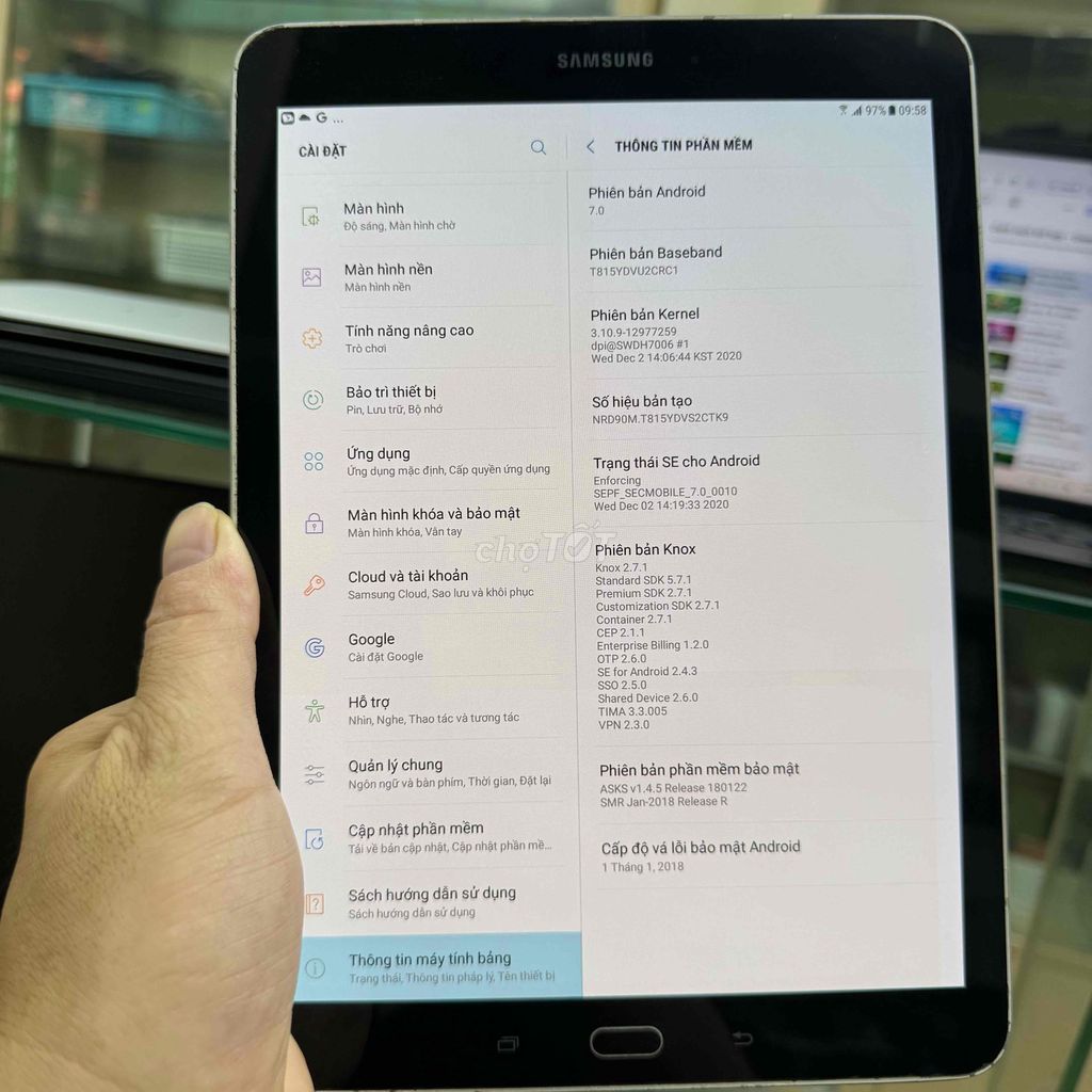 Samsung Galaxy Tab A 9.7 T815 32GB Android 7.0. Mua bán Máy tính bảng tại Quận Thanh Xuân Hà Nội được đăng bởi Ha Tien Duy hình 6
