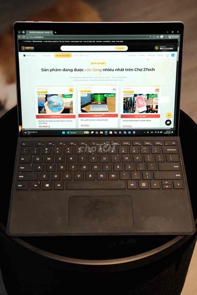 Microsoft Surface Pro 11 16/256 đẹp zin 97%. Mua bán Laptop tại Quận Bình Thạnh Tp Hồ Chí Minh được đăng bởi Vân Anh 2Tech House hình 1