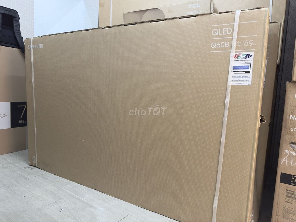 Smart TV QLED Samsung 4K 75inch QA75Q60BA, bh2năm