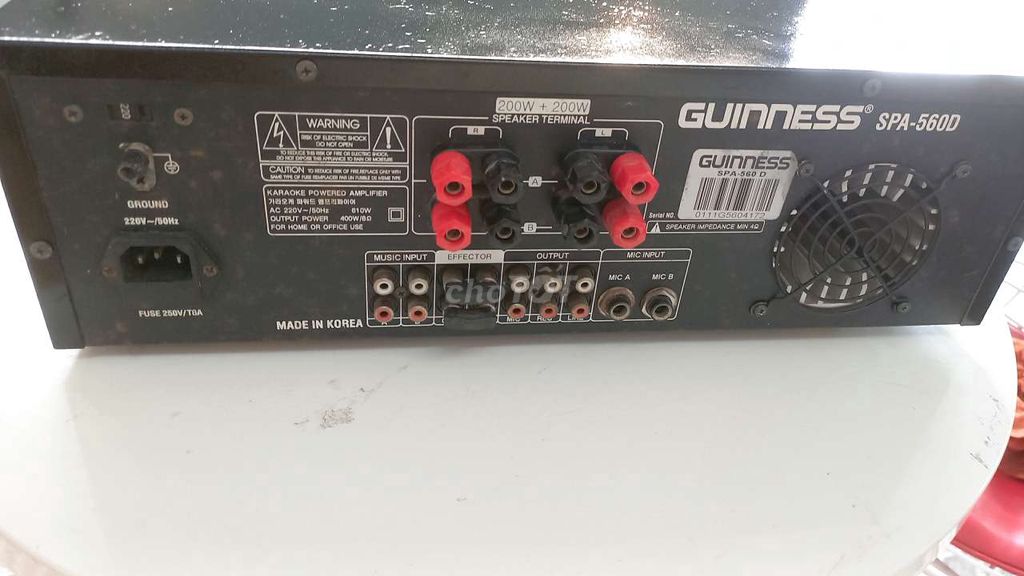 Ampli GIUNNESS. Mua bán Tivi, Âm thanh tại Thành phố Rạch Giá Kiên Giang được đăng bởi Quách Luật hình 5