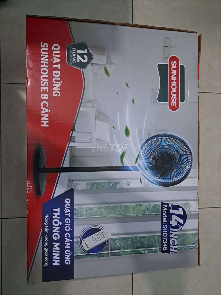 Quạt đứng SUNHOUSE SHD7346. Mua bán Quạt tại Huyện Hiệp Hòa Bắc Giang được đăng bởi Nguyễn Hải hình 1
