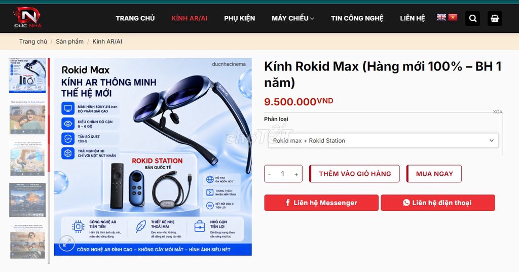 Rokid Max lướt còn bh lâu cho anh em xem worldcup. Mua bán Thiết bị đeo thông minh tại Quận 6 Tp Hồ Chí Minh được đăng bởi Duan hình 1