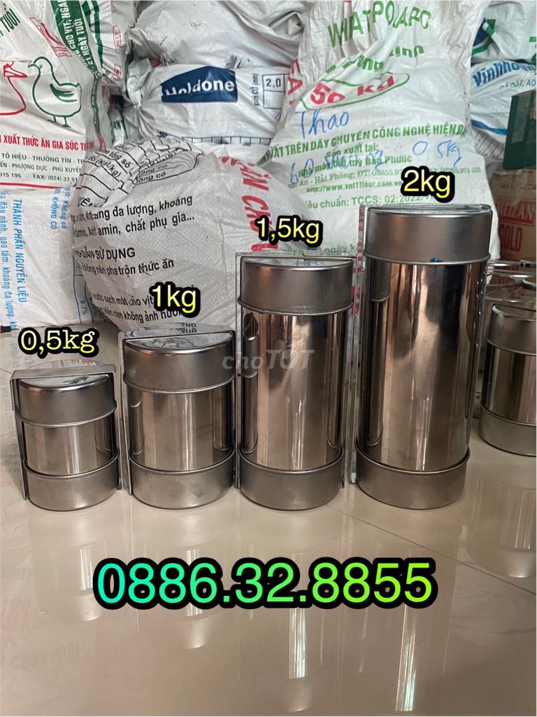 Khuôn làm giò lụa 0,5kg Inox Cao Cấp