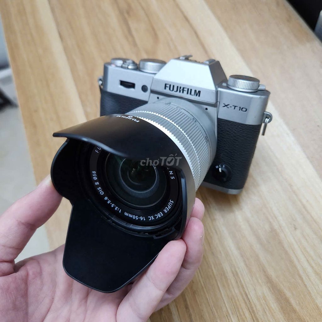 Fujifilm X-T10 Sliver kèm kít 16-50 F3.5