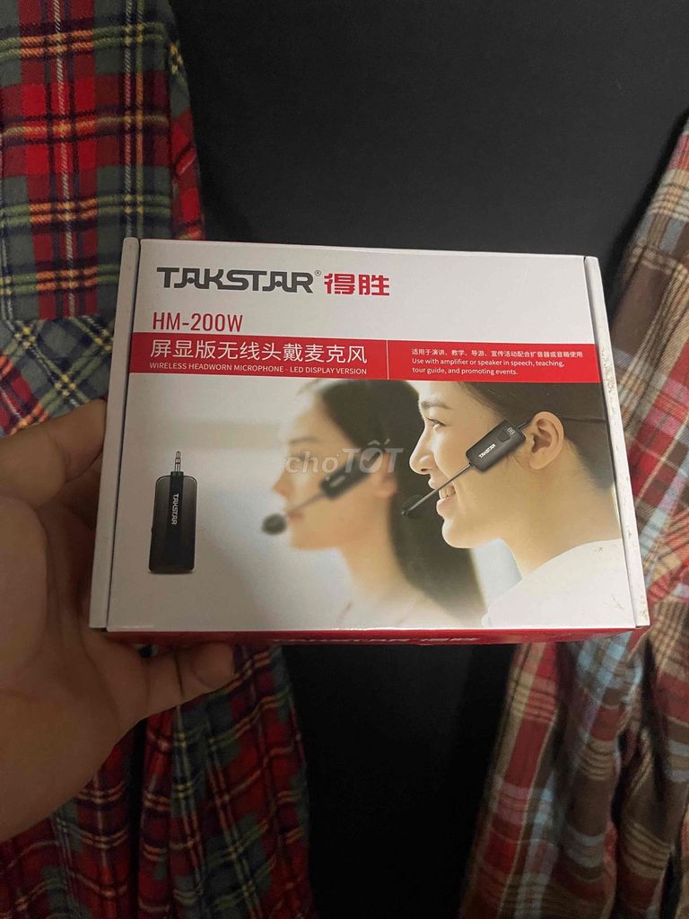 Mic không dây TAKSTAR HM-200W Đen UHF. Mua bán Tivi, Âm thanh tại Quận 8 Tp Hồ Chí Minh được đăng bởi Phạm Thành Tuấn hình 1