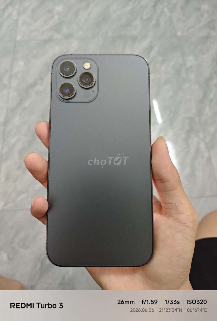 Apple iPhone 12 Pro Max Xám. Mua bán Điện thoại tại Huyện Tân Yên Bắc Giang được đăng bởi Manh Quan hình 1