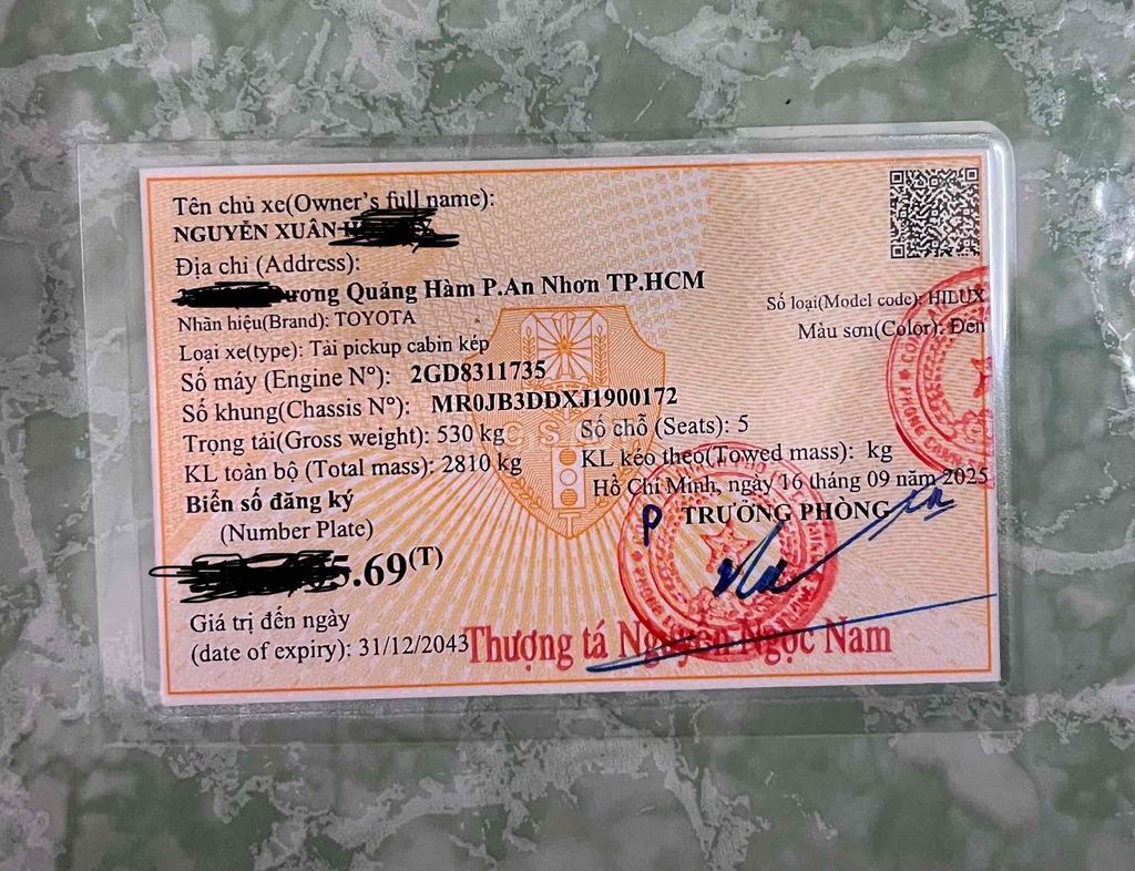 Toyota Hilux 2018 2.4E 4x2 AT - 110000 km ngay chu. Mua bán Ô tô tại Quận Gò Vấp Tp Hồ Chí Minh được đăng bởi huỳnh long hồ hình 2