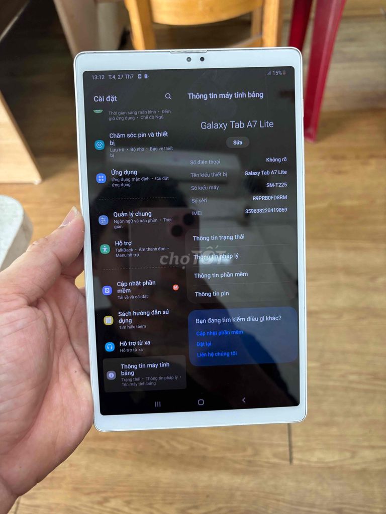 Samsung Galaxy Tab A7 Lite 7 inch 32GB. Mua bán Máy tính bảng tại Quận Liên Chiểu Đà Nẵng được đăng bởi GT shop hình 1