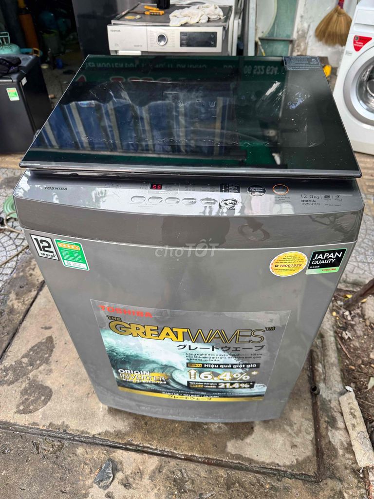 Thanh lý máy giặt Toshiba inveter 12KG còn mới tin. Mua bán Máy giặt tại Quận Thanh Khê Đà Nẵng được đăng bởi Phúc Đỗ hình 1