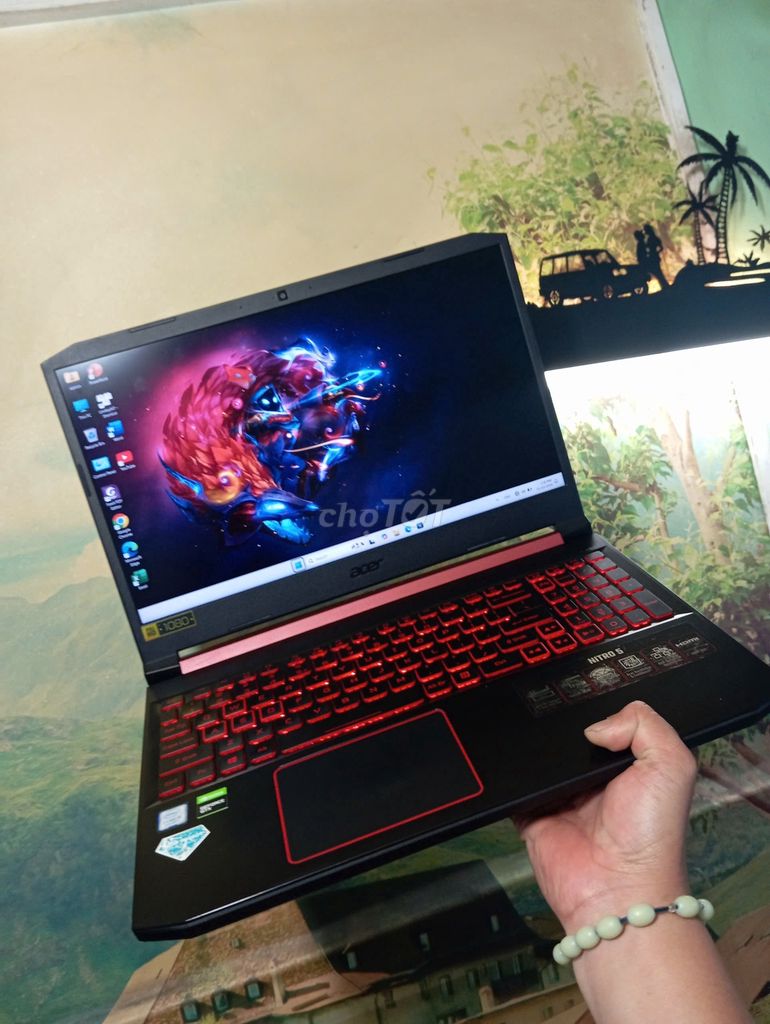 Laptop Acer Nitro 5 2019 AN515-54 i5 9300H 8G 256G