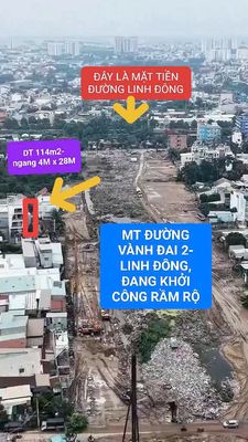 Đất 114 m² · Đường Dự án đường Vành đai 2