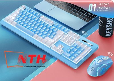 Bộ bàn phím chuột không dây Yindiao KM-01 Si Lẻ LH