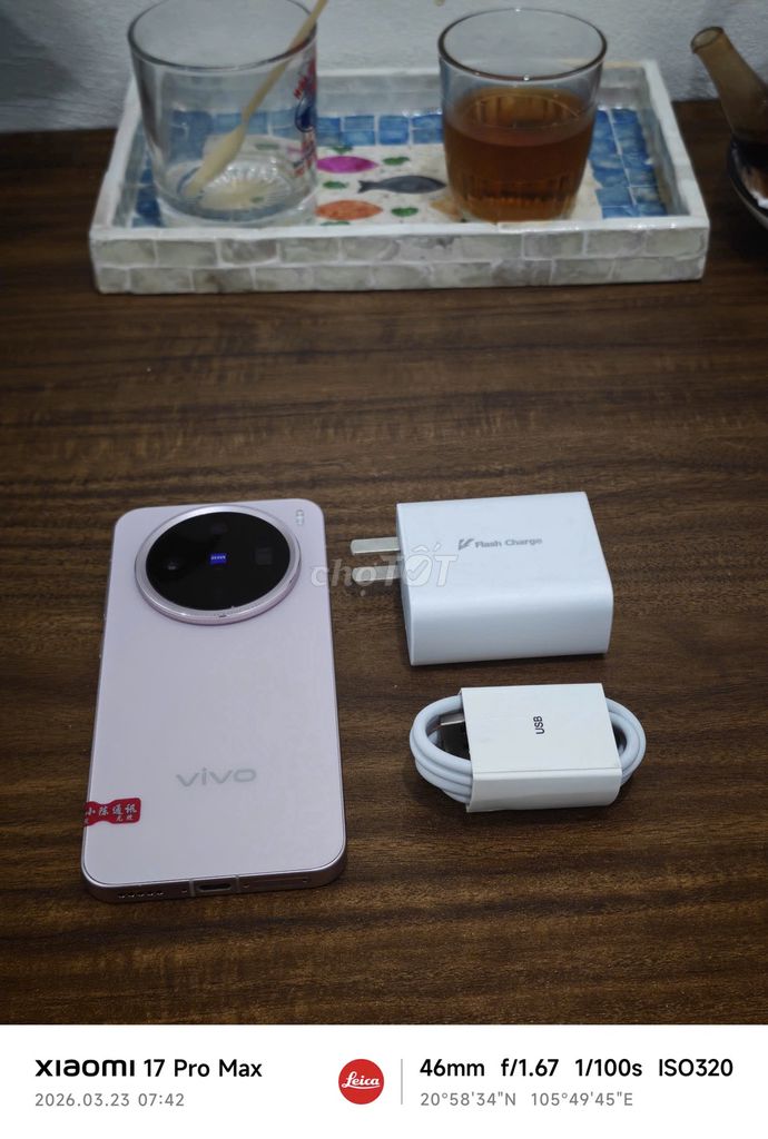 Vivo X200 Pro Mini 12/256 Hồng sạc 80w có ship COD. Mua bán Điện thoại tại Quận Ba Đình Hà Nội được đăng bởi Android Top hình 1