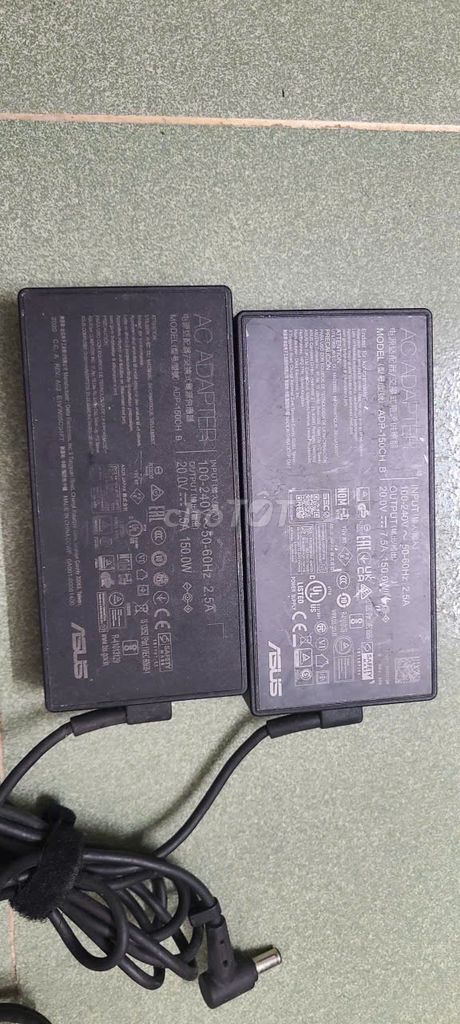 2c Sạc laptop ASUS 150W 20V 7.5A. Mua bán Phụ kiện (Màn hình, Chuột...) tại Huyện Châu Thành Sóc Trăng được đăng bởi Máy Khoan Máy Mài Hàng Bãi  Chợ Trà Quýt  hình 1